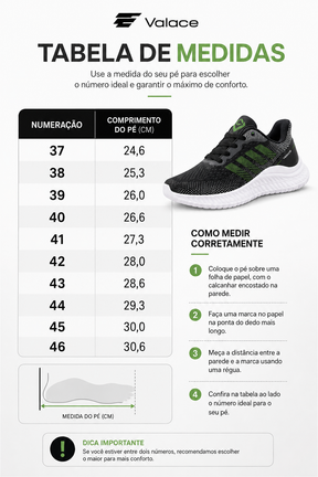 Tênis Esportivo Masculino Veloce Motion X Preto Verde