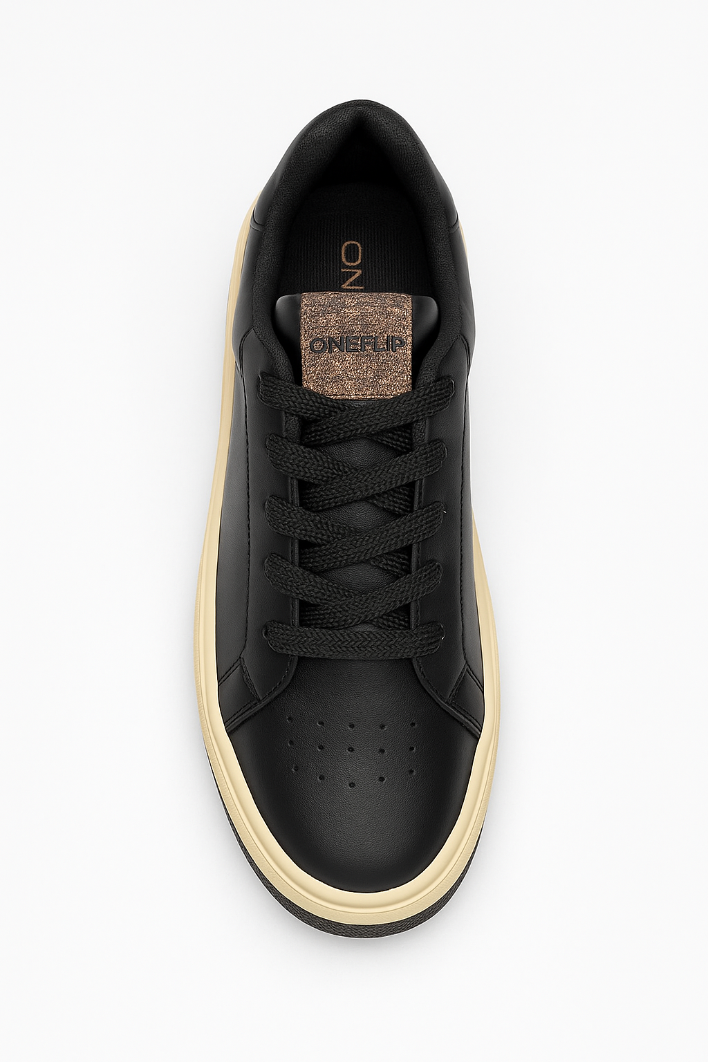 Tênis Feminino Plataforma TF536 Preto Oneflip