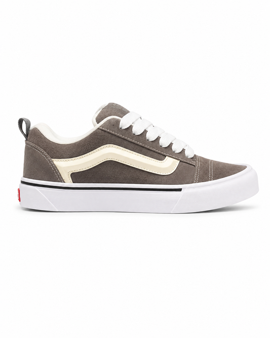 Tênis Casual Skate Ortotênis Urban Taupe White