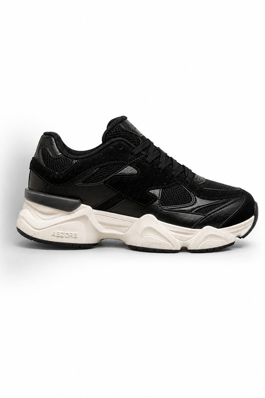 Tênis Jet Crazy Abzorb 8722-B Preto Off White