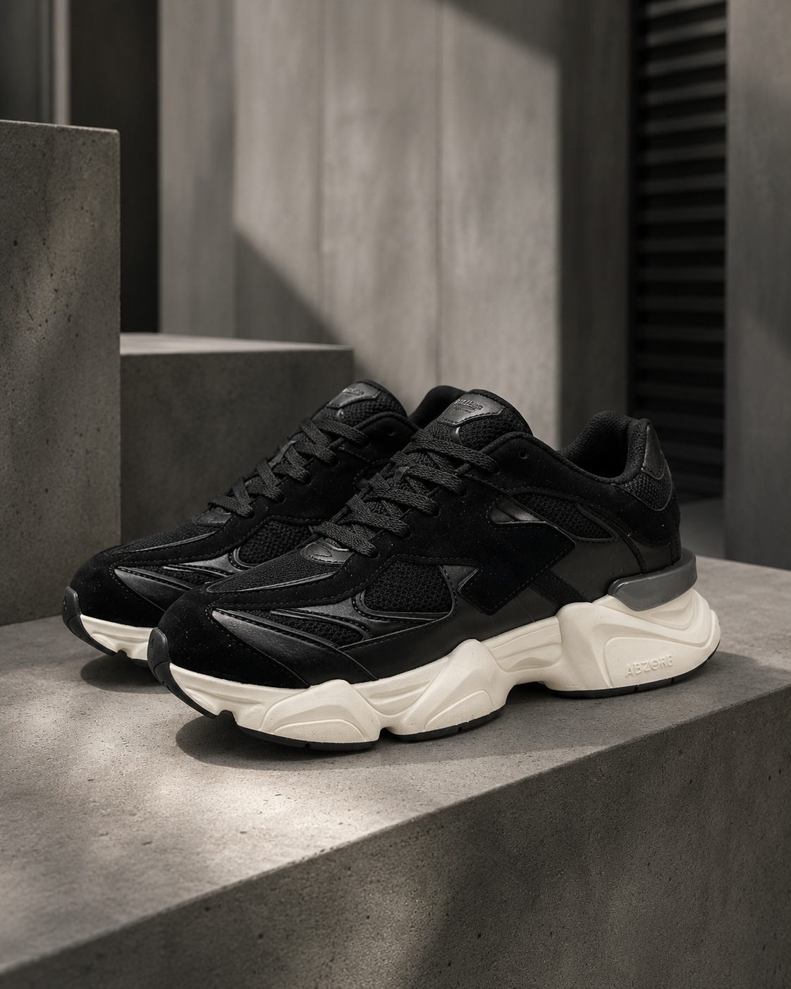 Tênis Jet Crazy Abzorb 8722-B Preto Off White