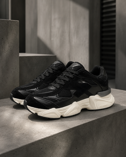 Tênis Jet Crazy Abzorb 8722-B Preto Off White