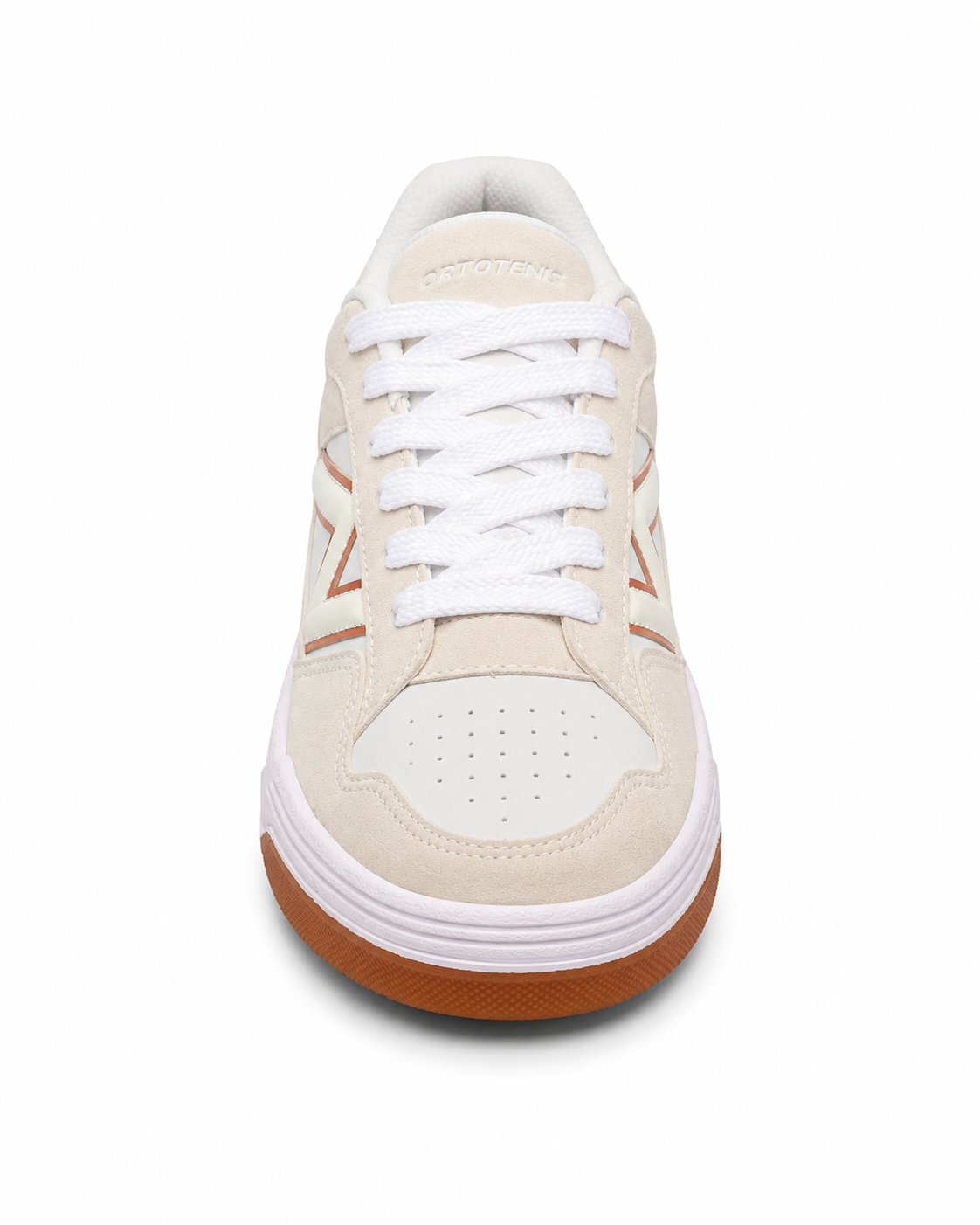Tênis Casual Jet Crazy Urban Street Off White / Caramelo