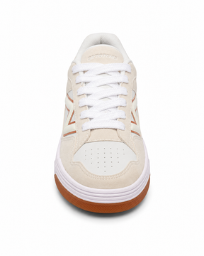 Tênis Casual Jet Crazy Urban Street Off White / Caramelo
