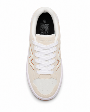 Tênis Casual Jet Crazy Urban Street Off White / Caramelo