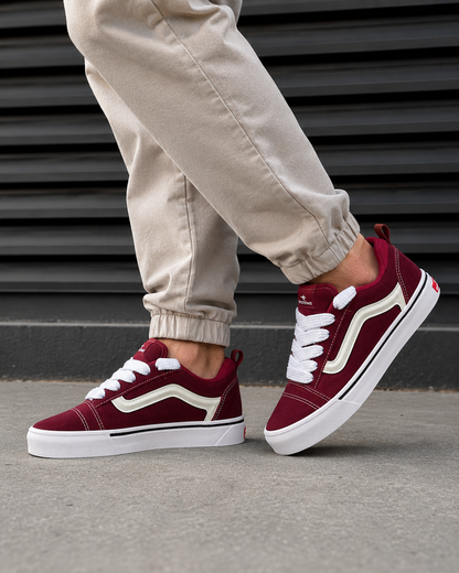 Tênis Ortotênis Casual Street Bordô – Unissex