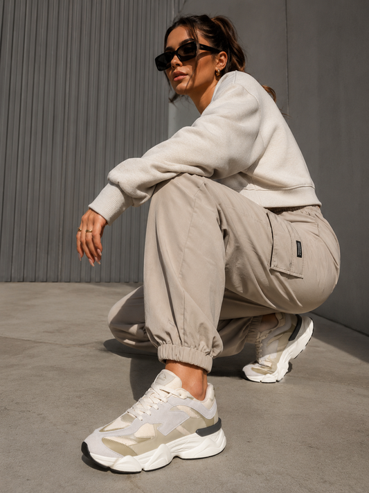 Tênis Jet-Crazy Chunky Beige Feminino