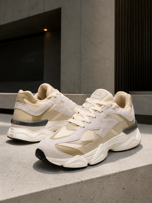Tênis Jet-Crazy Chunky Beige Feminino