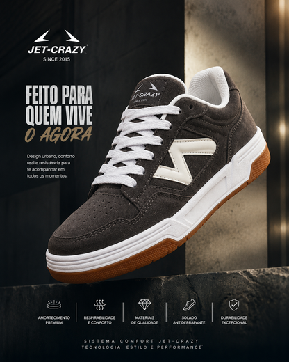 Tênis Jet-Crazy Urban Street Brown