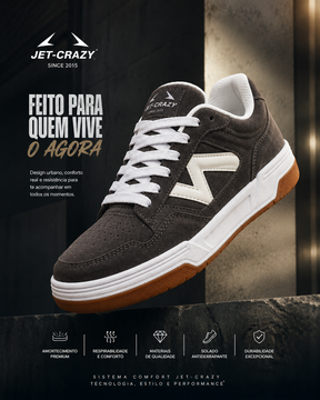 Tênis Jet-Crazy Urban Street Brown