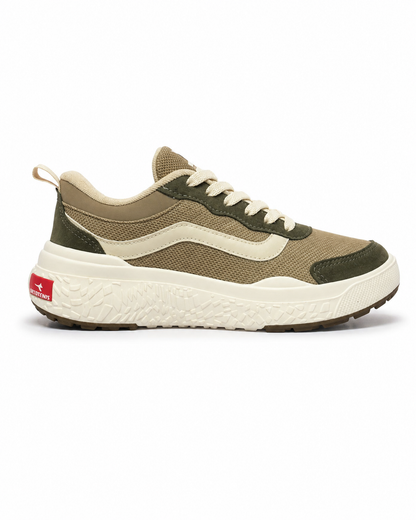 Tênis Ortotênis Casual Urban Trail Bege/Oliva – Masculino