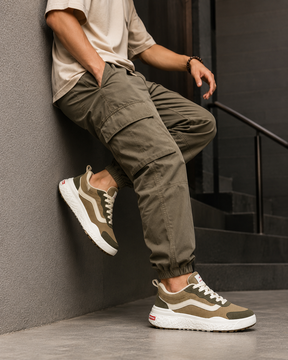 Tênis Ortotênis Casual Urban Trail Bege/Oliva – Masculino