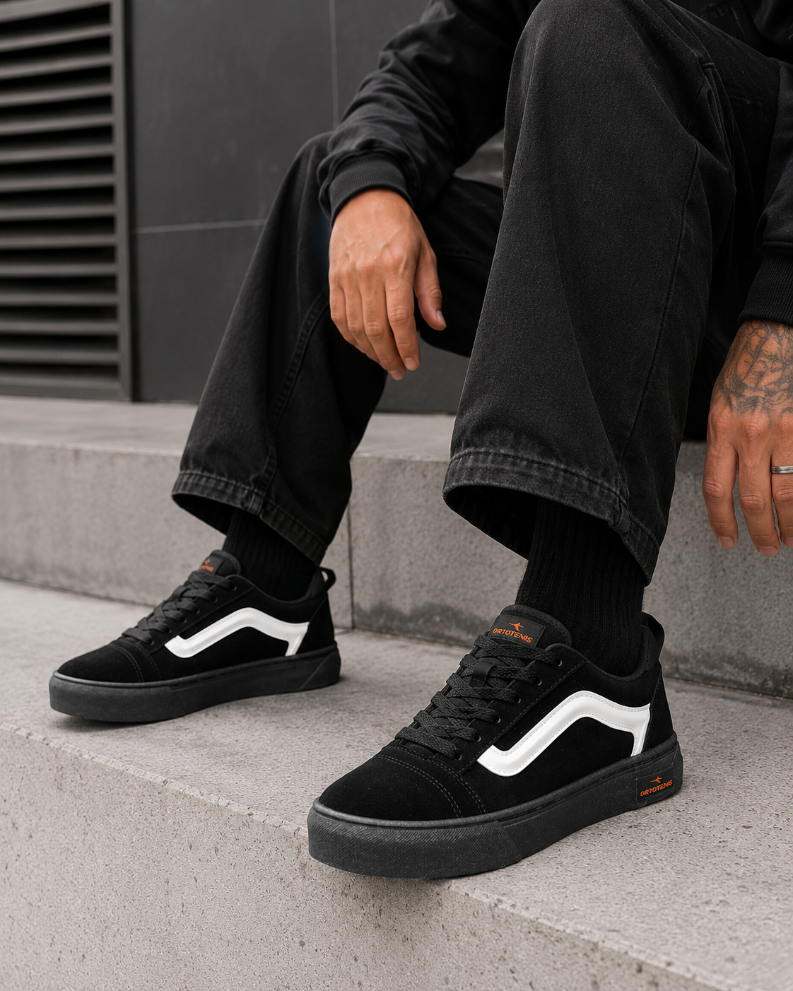 Tênis Ortotenis Urban Wave Black
