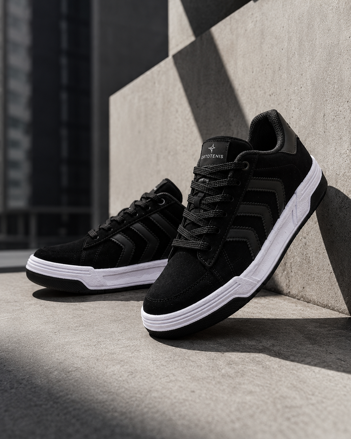 Tênis Ortotenis Original Sneakers Urban Motion Black/White