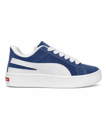 Tênis Ortotênis Casual Plataforma Azul e Branco – Feminino