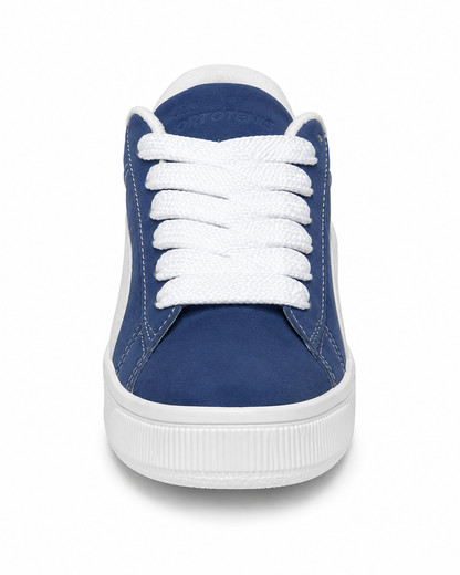 Tênis Ortotênis Casual Plataforma Azul e Branco – Feminino