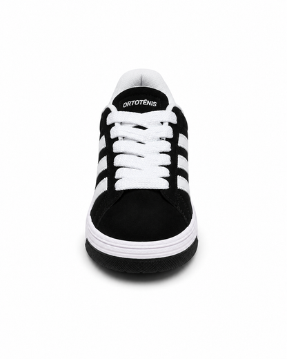 Tênis Casual Ortotênis Urban Street Preto/Branco – Masculino