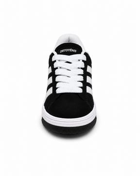 Tênis Casual Ortotênis Urban Street Preto/Branco – Masculino