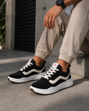 Tênis Ortotênis Foam Comfort Preto/Branco