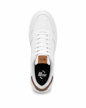 Tênis Casual Veloce Urban Pulse White Camel