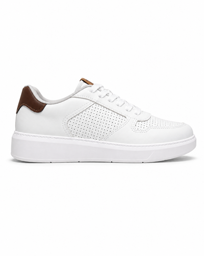 Tênis Casual Veloce Urban Pulse White Camel