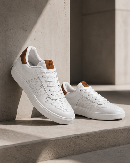 Tênis Casual Veloce Urban Pulse White Camel