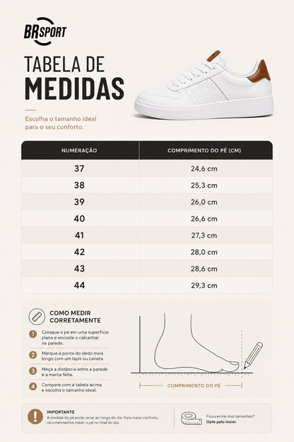 Tênis Casual Veloce Urban Pulse White Camel