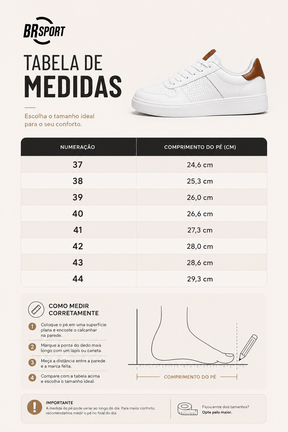 Tênis Casual Veloce Urban Pulse White Camel