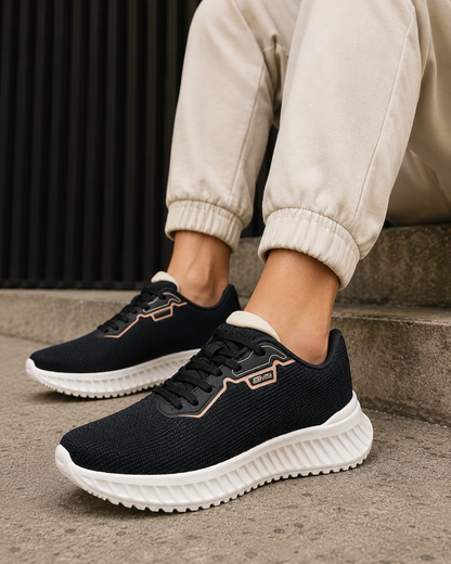 Tênis Actvitta Flow Knit Preto