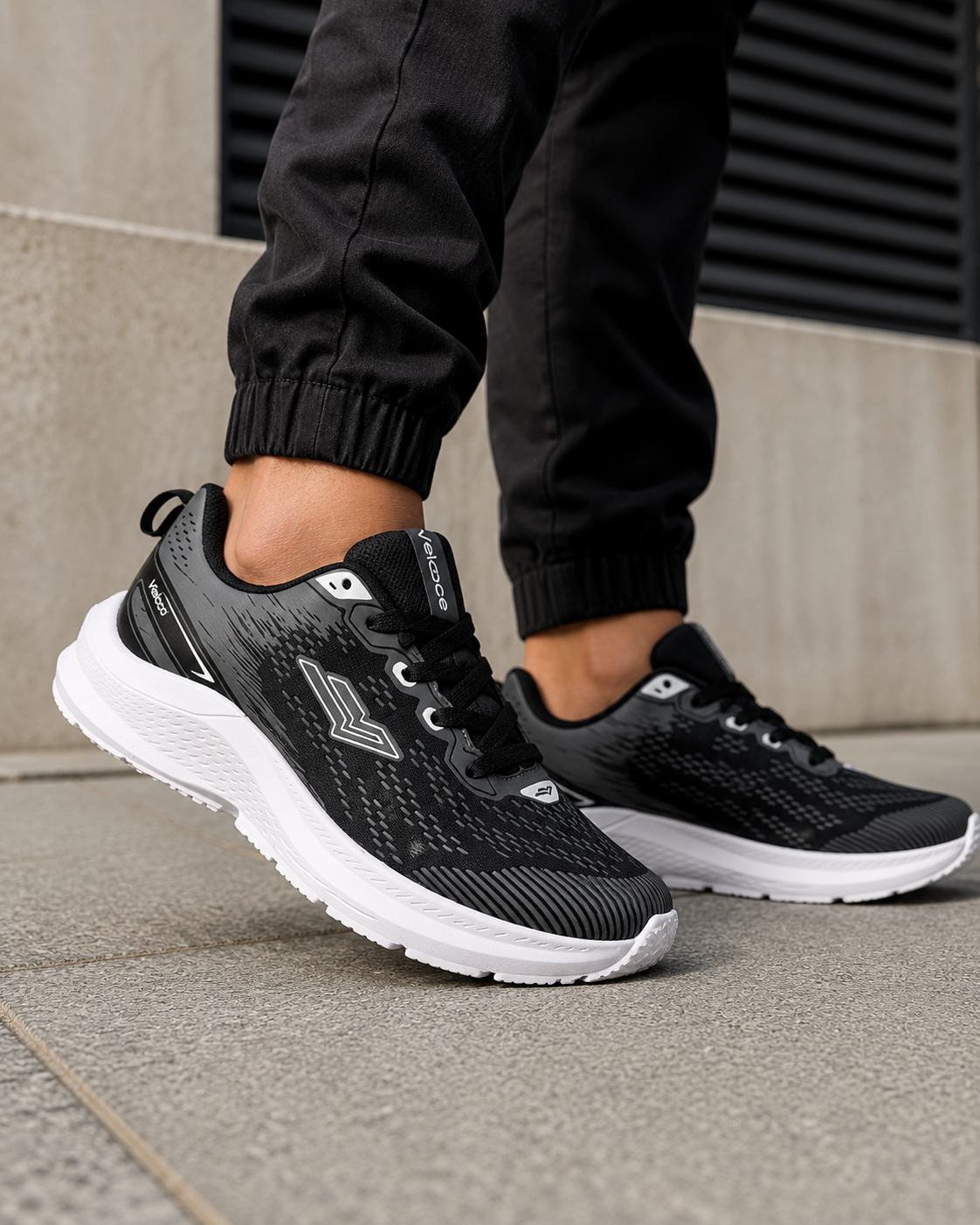 Tênis Esportivo Veloce NitroFlow Black Graphite