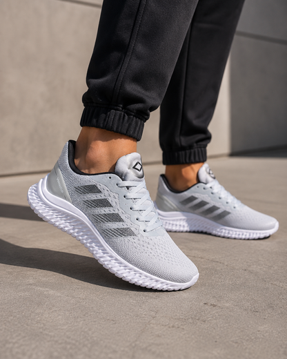 Tênis Esportivo Veloce MotionFlow Ice Gray
