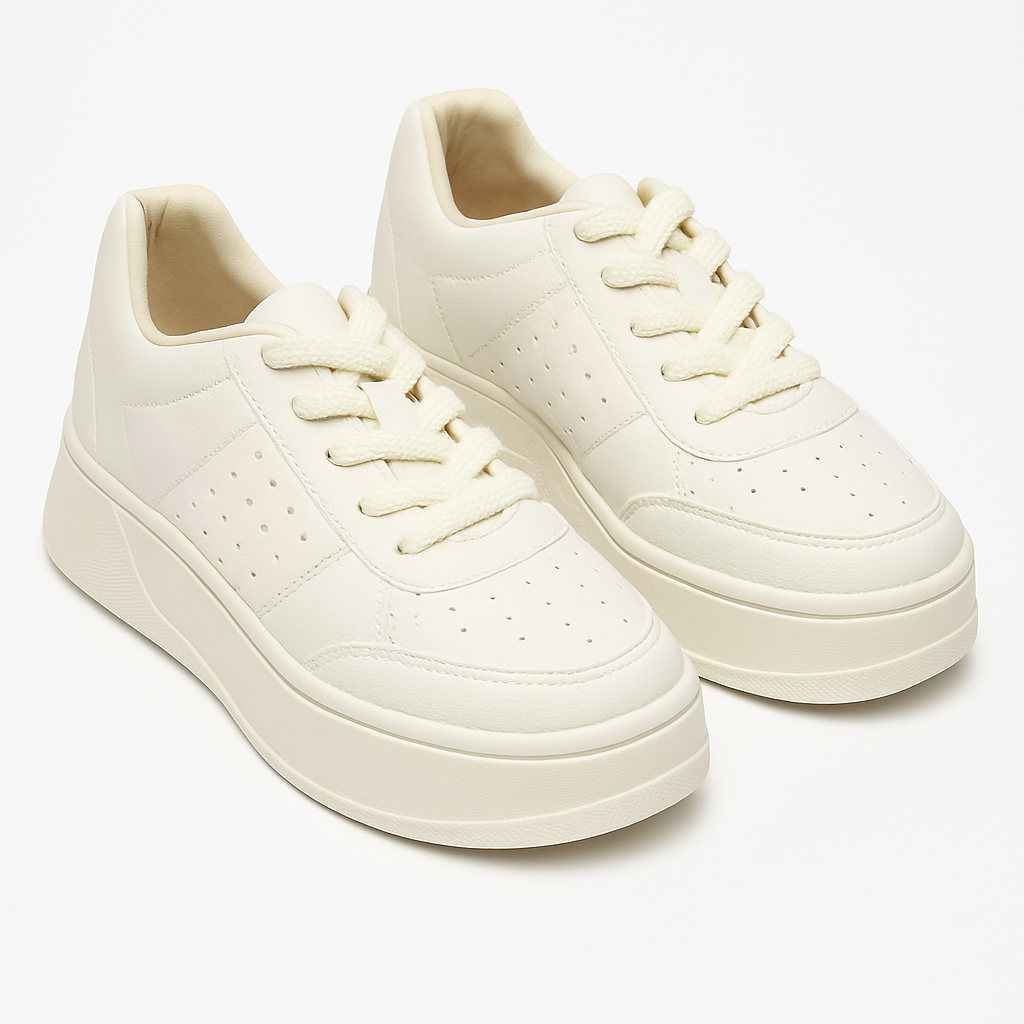 Tênis Feminino Oneflip AR625 Branco Casual Plataforma