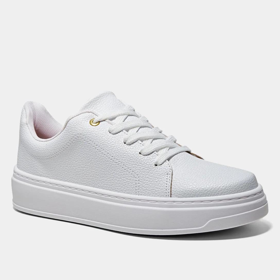 Tênis Casual Napa Turim – Branco Clássico