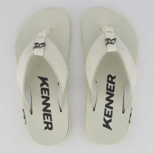 Kenner Kivah - Off-White – Sandália Masculina