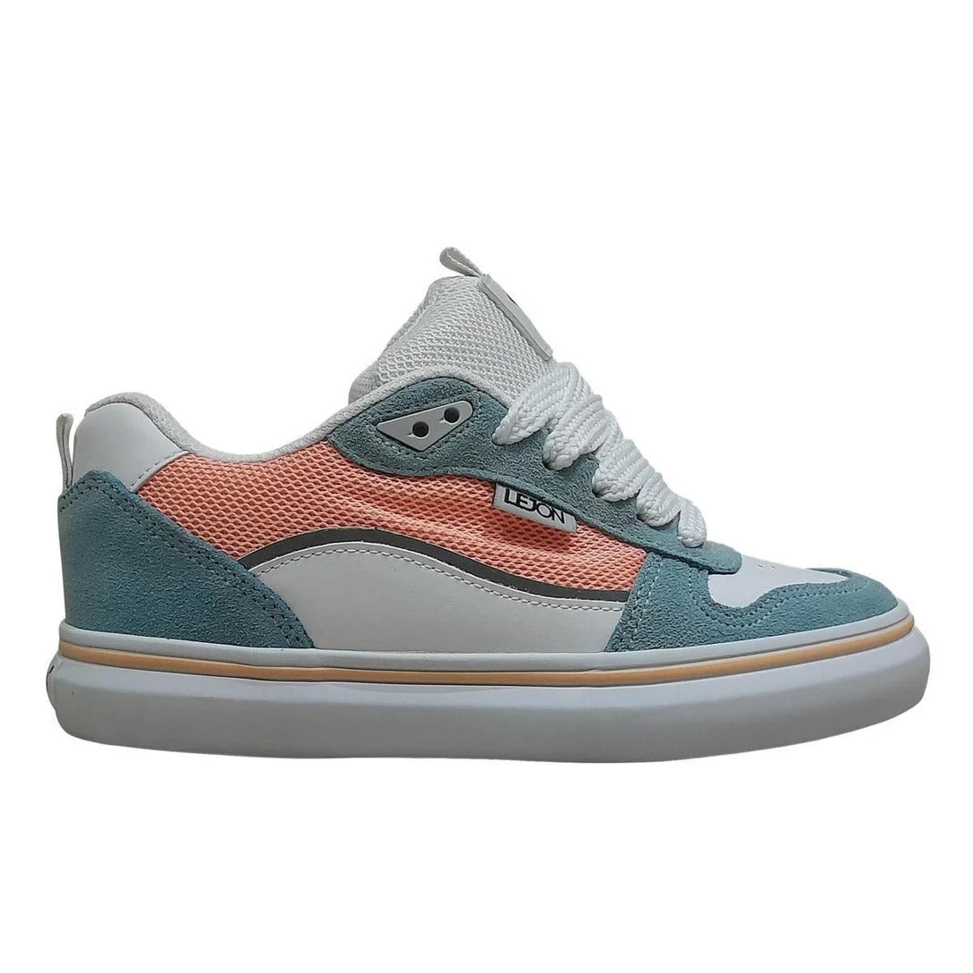 Tênis Lejon LJVU0247 Azul BB/Branco – Estilo Casual Retrô