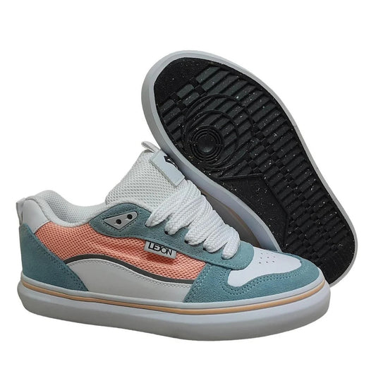 Tênis Lejon LJVU0247 Azul BB/Branco – Estilo Casual Retrô