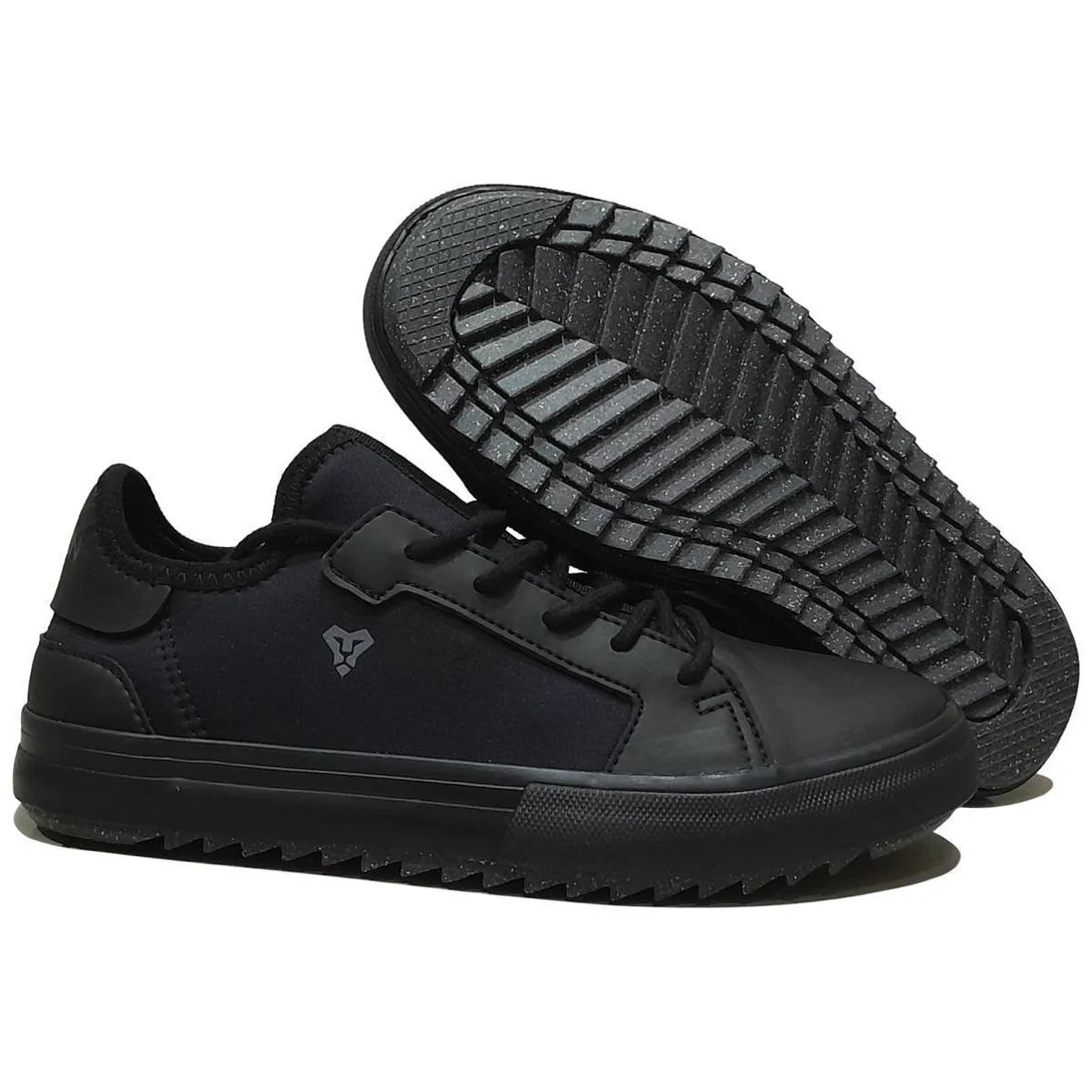 Tênis Lejon LJVU0258 Preto/Preto – Casual Urbano All Black