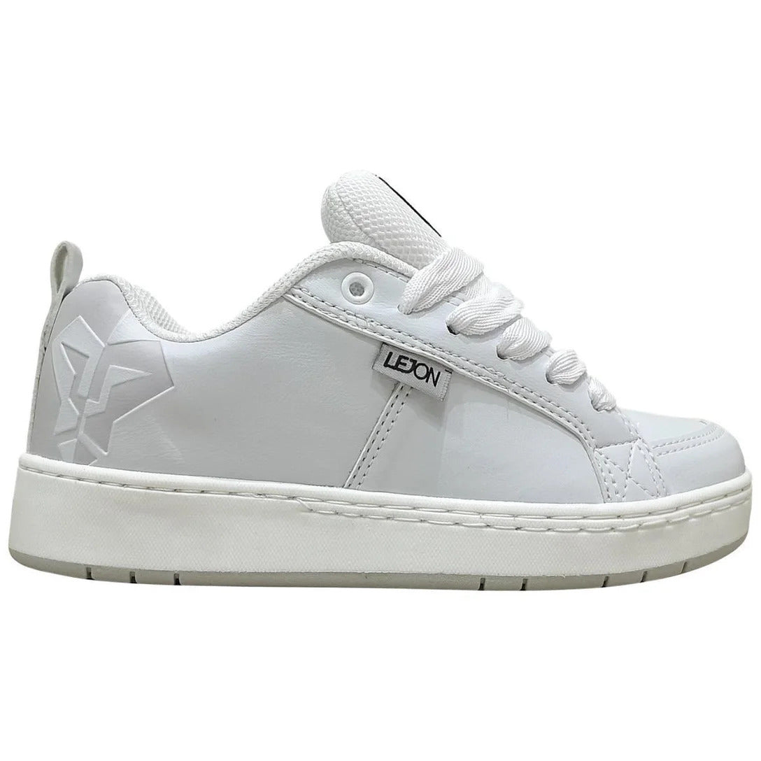 Tênis Lejon LJSC0006 Branco/Gelo – Casual Premium Minimalista