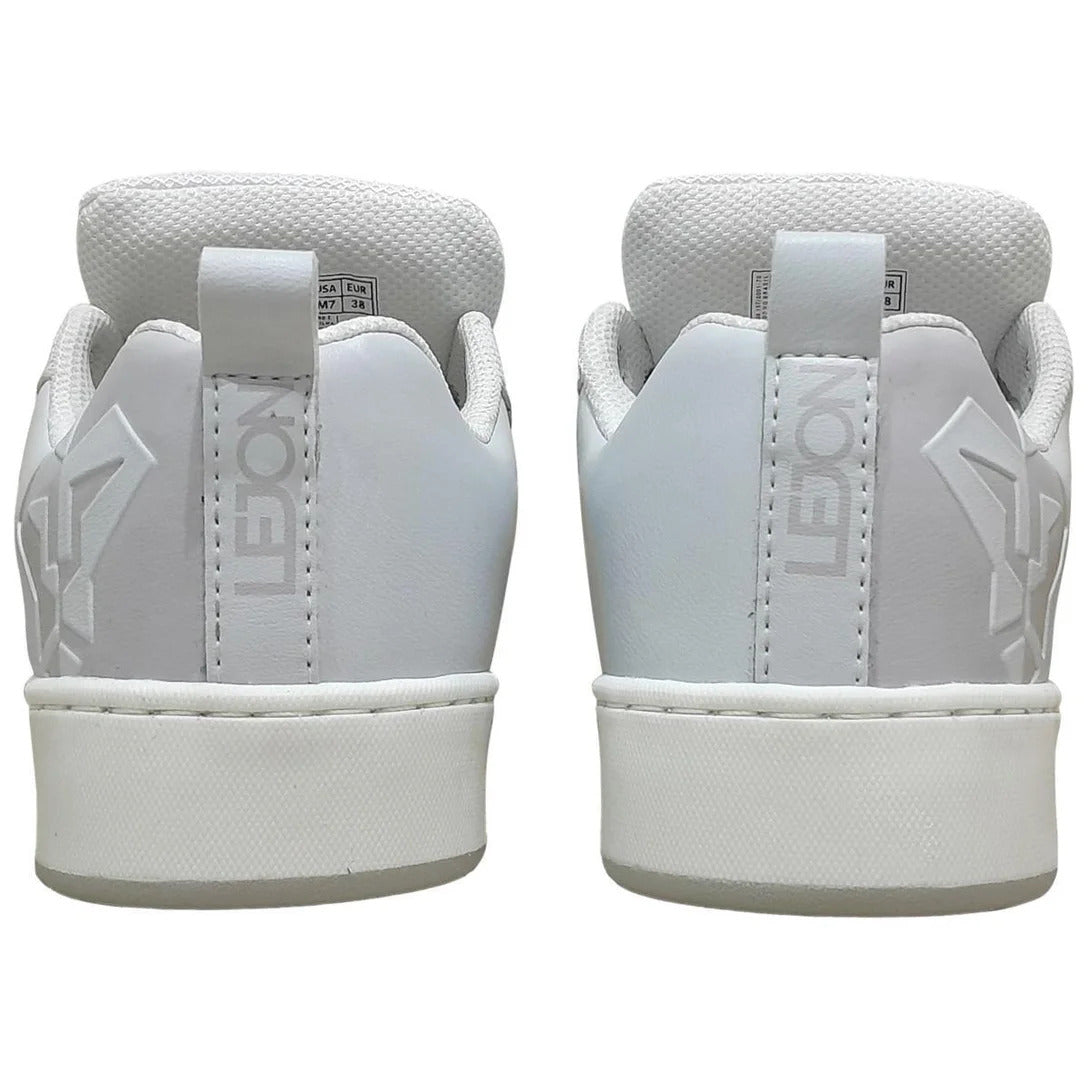 Tênis Lejon LJSC0006 Branco/Gelo – Casual Premium Minimalista
