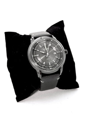 Relógio Orient Masculino Quartz – Grafite com Pulseira de Couro – 50m