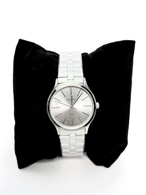 Relógio Orient Feminino Prata Aço Inox Mostrador Brilho 50m