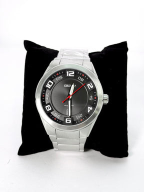 Relógio Orient Masculino Aço Inox Preto com Calendário