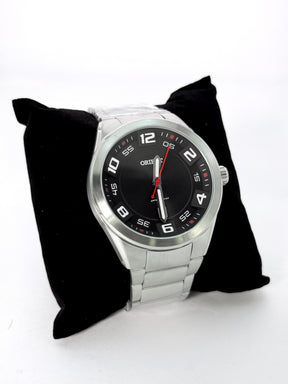 Relógio Orient Masculino Aço Inox Preto com Calendário