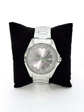Relógio Orient G1SX Masculino Aço Inox Mostrador Cinza Quartz