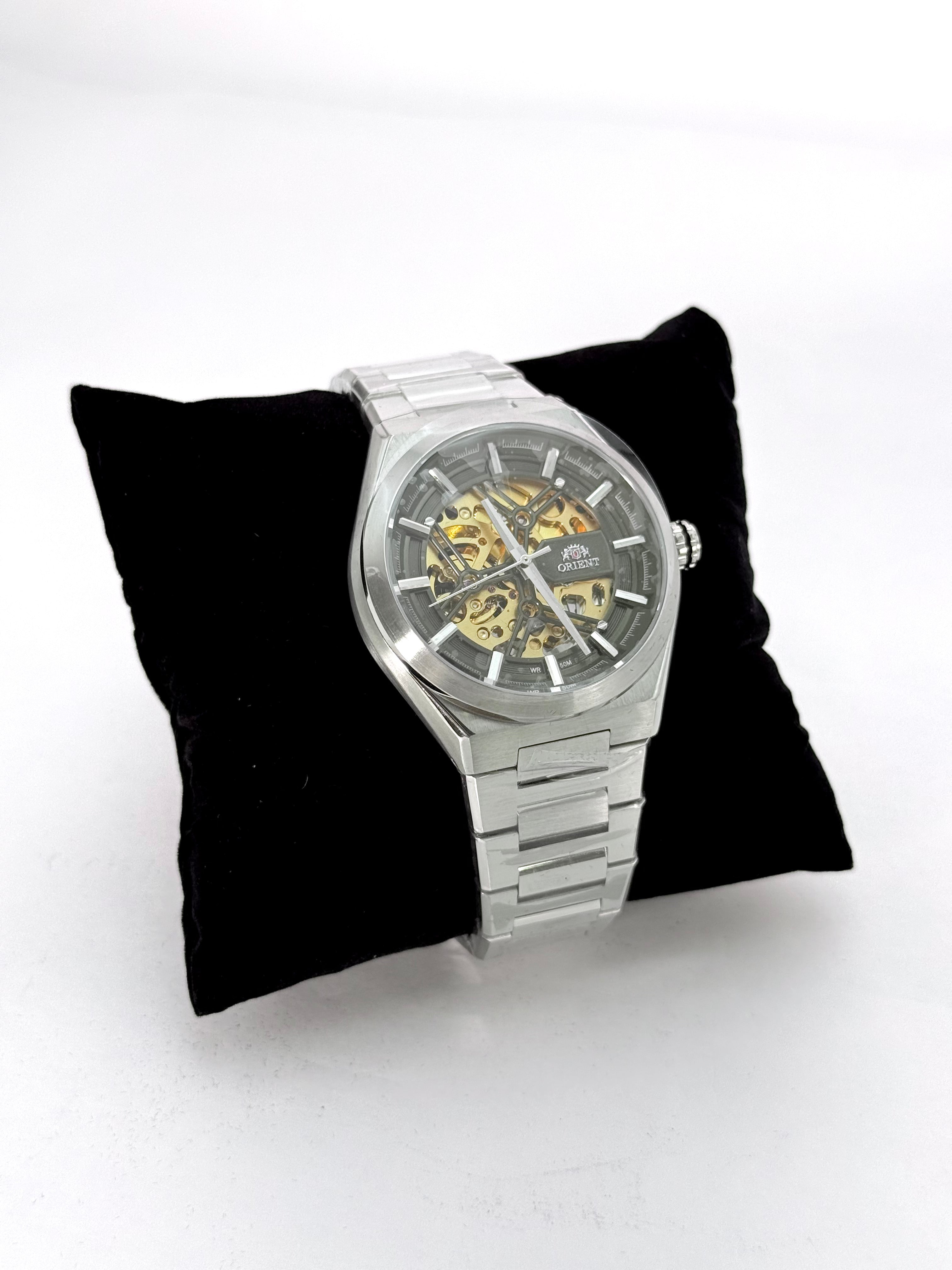 Relógio Orient Masculino RA‑AG0005G10B – Open Heart / Skeleton
