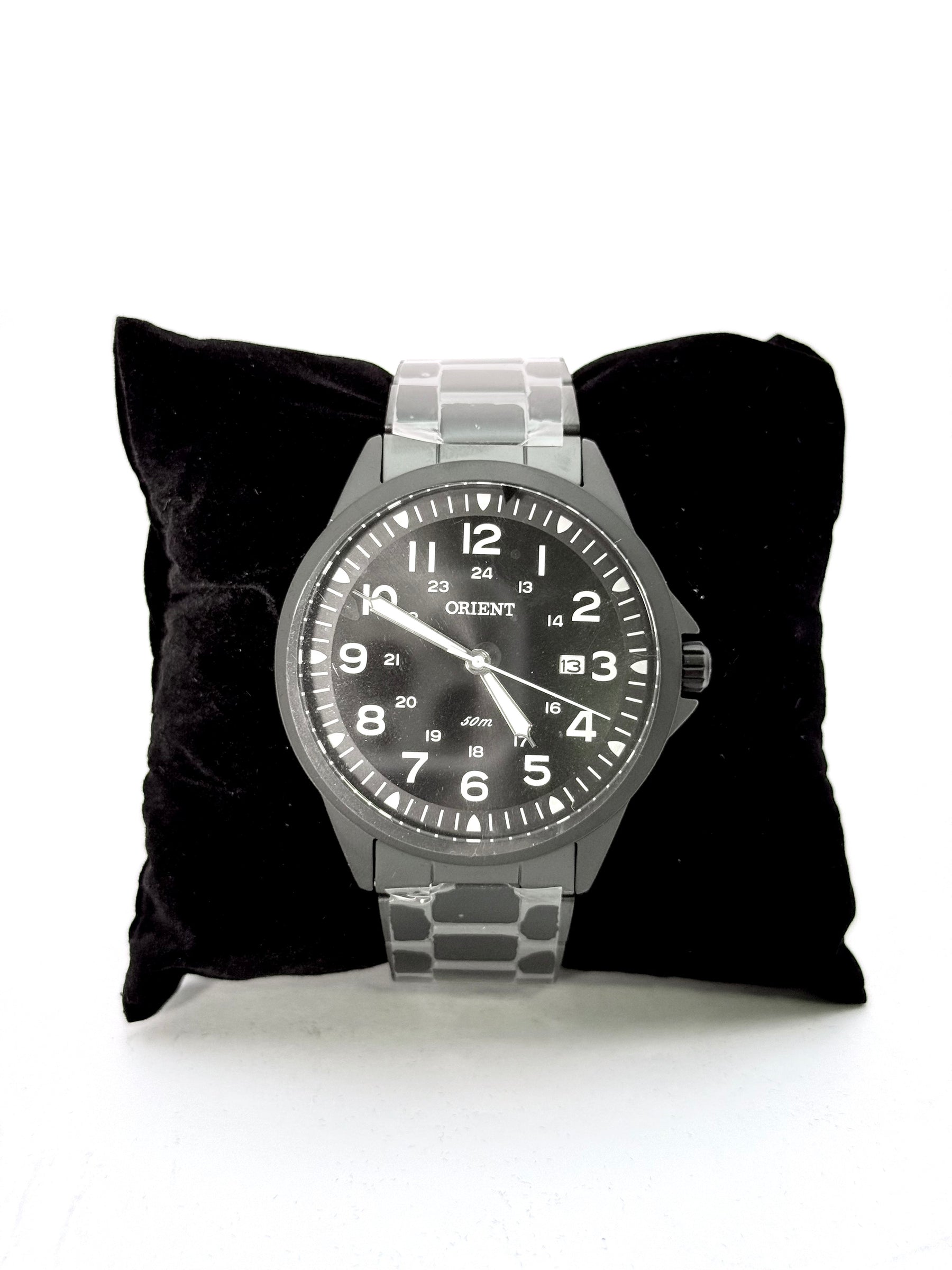 Relógio Orient Masculino – Esportivo com Pulseira de Silicone Preto