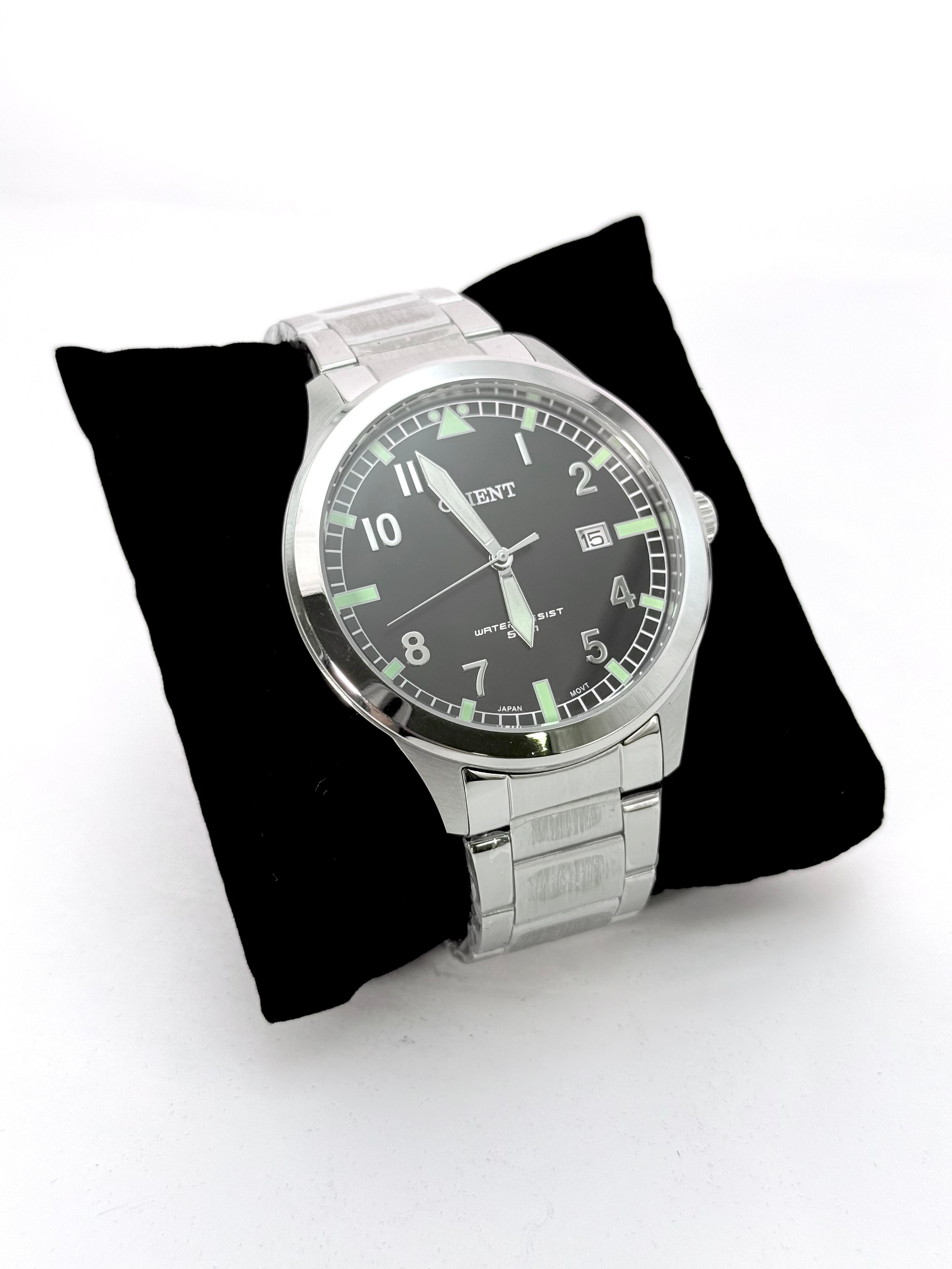 Relógio Orient Masculino – Aço Inox Preto