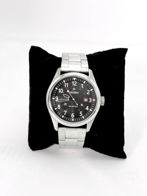 Relógio Orient Masculino Solartech – Aço Inox Preto