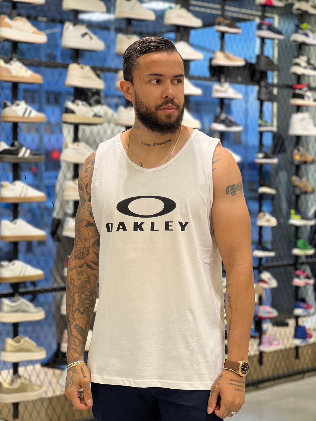 Regata Oakley Mod Branca