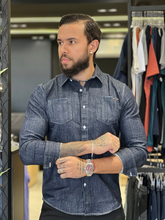 Camisa Social Jeans Masculina Giro Carioca – Estilo Casual e Elegante para Todas as Ocasiões
